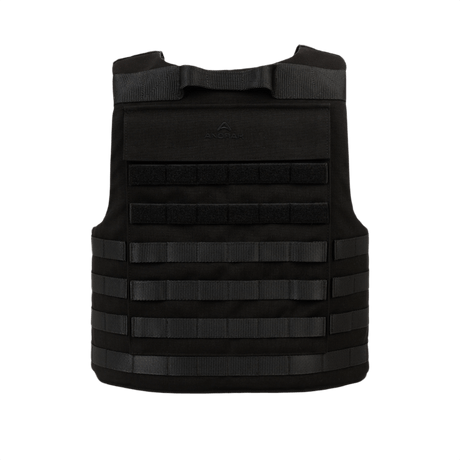 Anorak Tactical III Cover mustassa CORDURA®:ssa maksimaalista suojaa ja mukavuutta varten 3D SPACER Coolmax® fresh -tekniikalla.