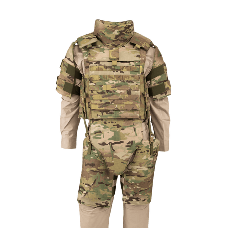 Anorak Titanium® Tactical II - full set MultiCam® pehmeä suojaliivi maksimaalisella Level IIIA-suojauksella multicam-kuosissa
