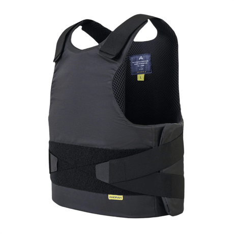 Anorak Topaz® Concealable II -pistosuojaliivi, pehmeäpanssari maksimaaliseen suojaan ja korkeaan piilotettavuuteen, NIJ 0115.00 STD -sertifioitu.