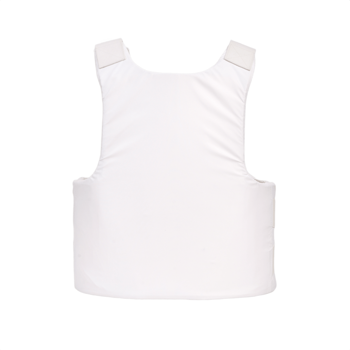 Anorak Topaz® Concealable II -pistosuojaliivi veitsi- ja pistosuojalla, nähtynä takaa, suunniteltu maksimaaliseen piilotettavuuteen.
