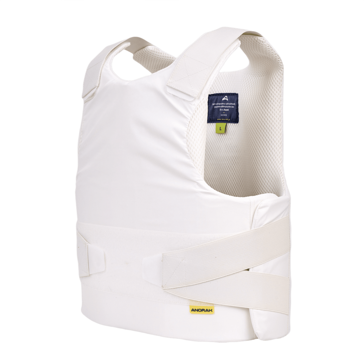 Anorak Topaz® Concealable II -pistosuojaliivi, veitsi- ja pistosuojaava pehmeäpanssariliivi, korkea piilotettavuus, Level 1 -suoja.