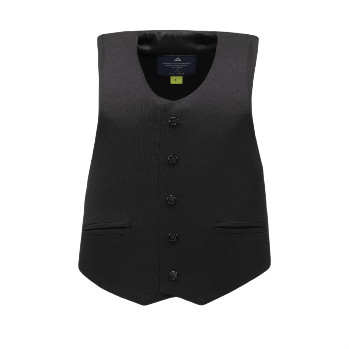 Anorak Topaz® VIP I pistosuojaliivi, erikoissuunniteltu mukavuuteen ja turvallisuuteen vähäisellä näkyvyydellä, täyttää MIL-SPEC F AA-55126B.
