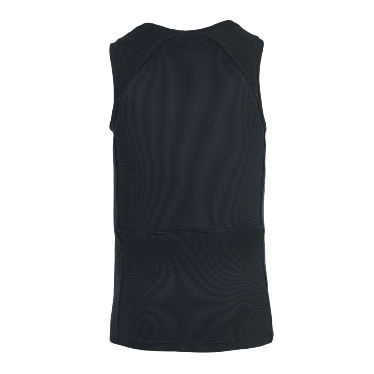 Anorak Undershirt II Cover musta, piilotettu muotoilu, THERMOCOOL™- ja COOLMAX®-kankaat, lämpötilansäätö ja sivuaukaisujärjestelmä.
