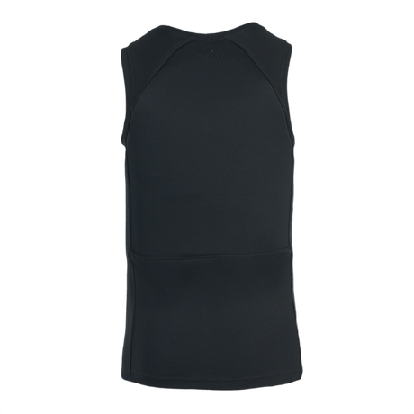 Anorak Undershirt II Cover musta, piilotettu muotoilu, THERMOCOOL™- ja COOLMAX®-kankaat, lämpötilansäätö ja sivuaukaisujärjestelmä.