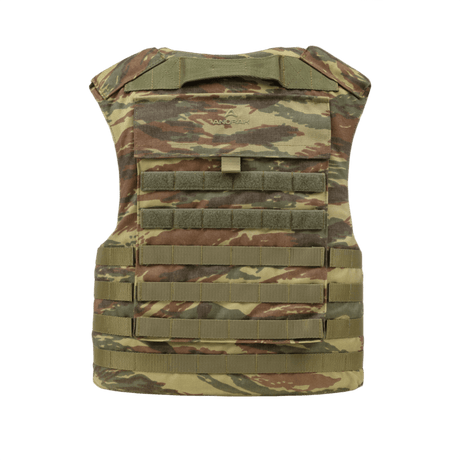 Anorak Tactical II Cover, ulkokuori erikoisjoukoille, sisältää PALS-nauhat ja 1000D CORDURA®-materiaalin maastokuvioituna.