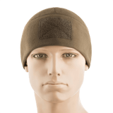 M-Tac Fleece Tactical Watch Cap Beanie m. Patch Panel mallipäällä, ihanteellinen taktiseen käyttöön ja ulkoiluun, kevyt ja lämmin viileään säähän