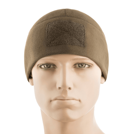 M-Tac Fleece Tactical Watch Cap Beanie m. Patch Panel mallipäällä, ihanteellinen taktiseen käyttöön ja ulkoiluun, kevyt ja lämmin viileään säähän