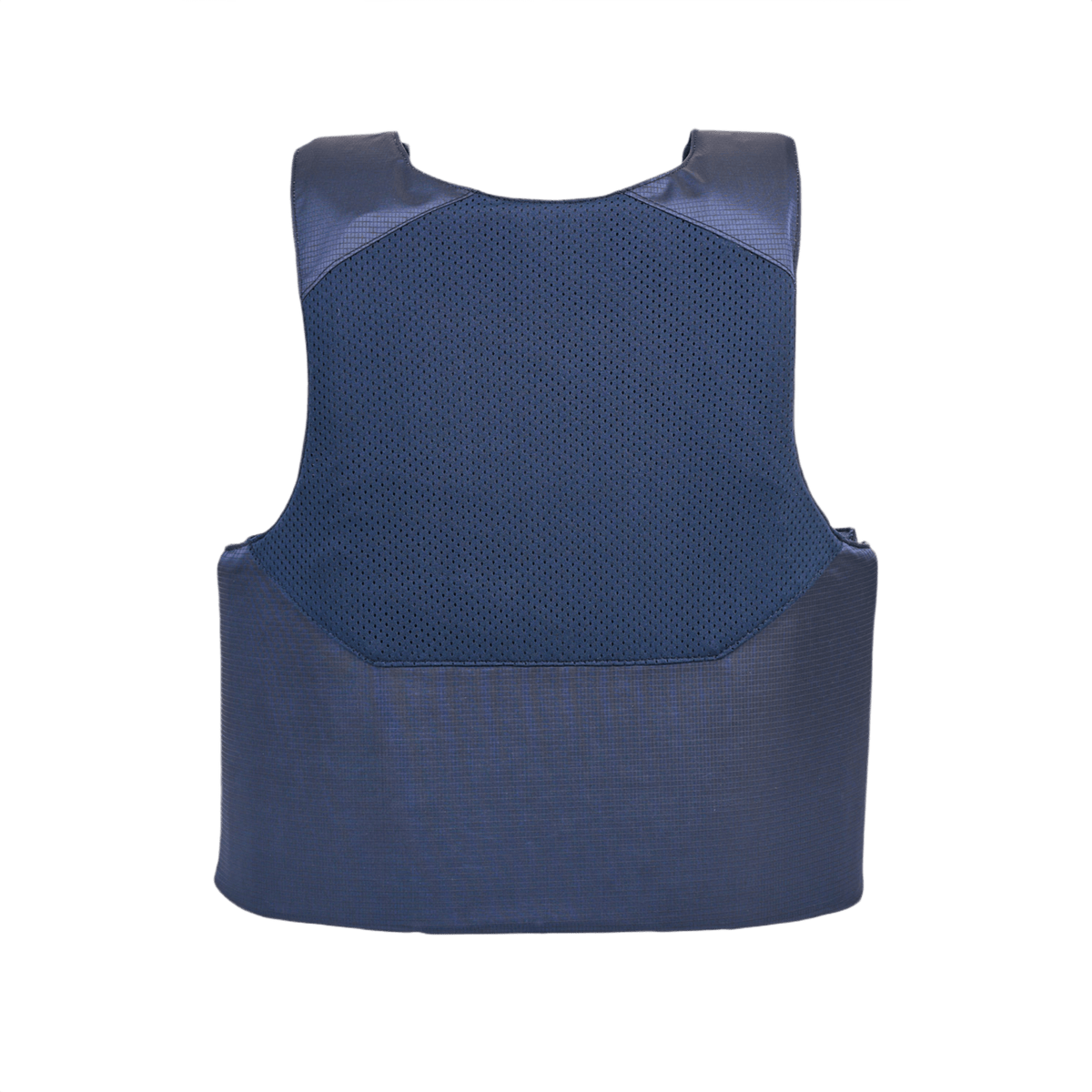 Anorak Topaz® Concealable I -pistosuojaliivi laivastonsinisenä, takakuva, Level 1 NIJ 0115.00 STD veitsi- ja pistosuoja.