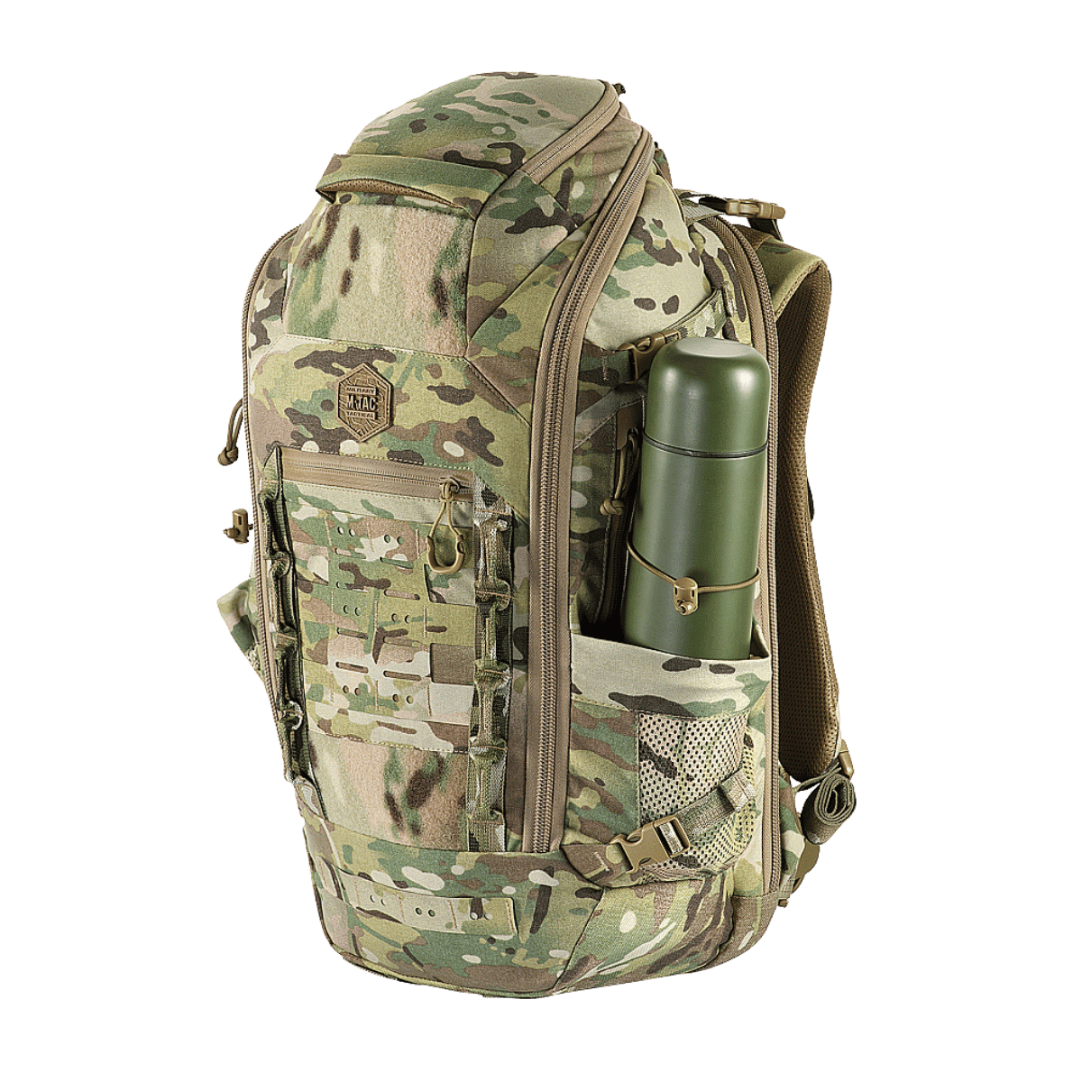 M-Tac Rygsæk Gen. III Elite – Small, multicam Cordura 500D/1000D, ergonominen muotoilu ja modulaarinen MOLLE-järjestelmä, galleria-asento 1.