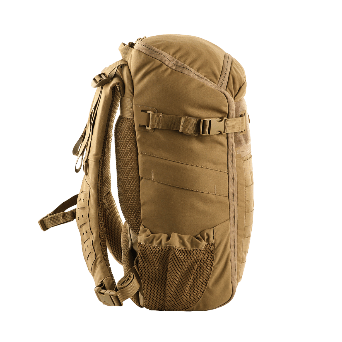 M-Tac reppu Gen. II Elite – Small, kestävä materiaali, täysavattava aukko, joustavat verkkotaskut ja NIJ-sertifiointi, galleria-asento 1.