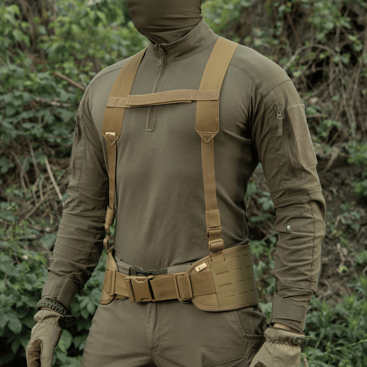 M-Tac Elite -taktisen vyön olkahihnat, tiheä MIL-SPEC-webbing, säädettävä pituus ja vahvistetut liitokset, galleria, sijainti 1