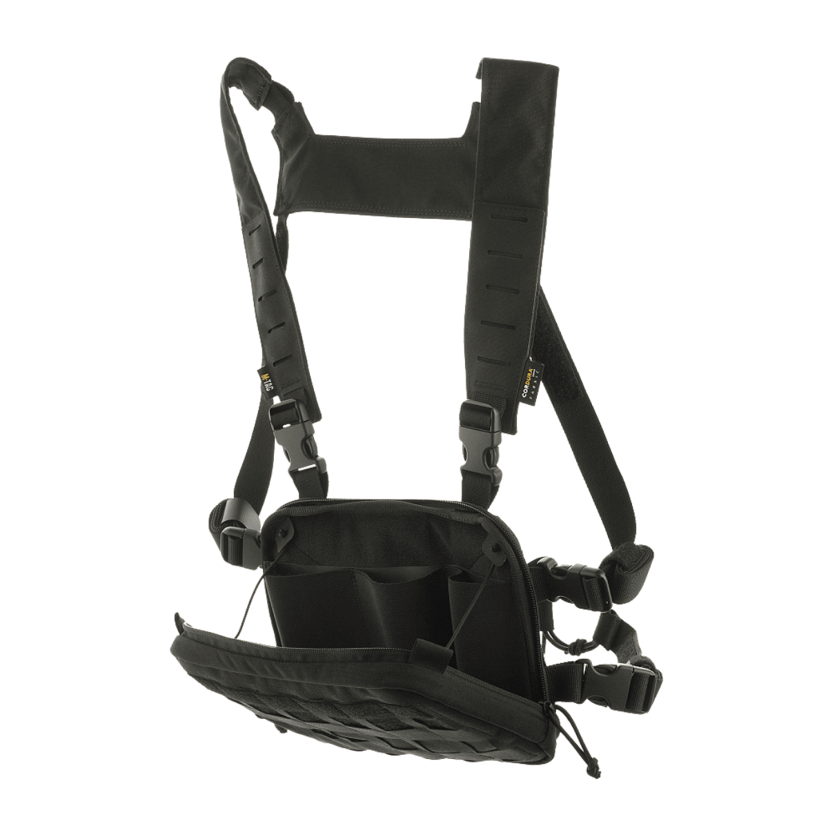 M-Tac Chest Rig Elite rintalaukku Cordura 500:sta, MOLLE Laser Cut -paneeli, H-valjaat, Velcro ja NIJ-sertifiointi, galleria, sijainti 1