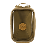 M-Tac Utility Organizer Transparent Elite Small Gen. II tan-värinä läpinäkyvällä etupaneelilla, kestävä materiaali ja NIJ-sertifiointi, galleria, sijainti 1