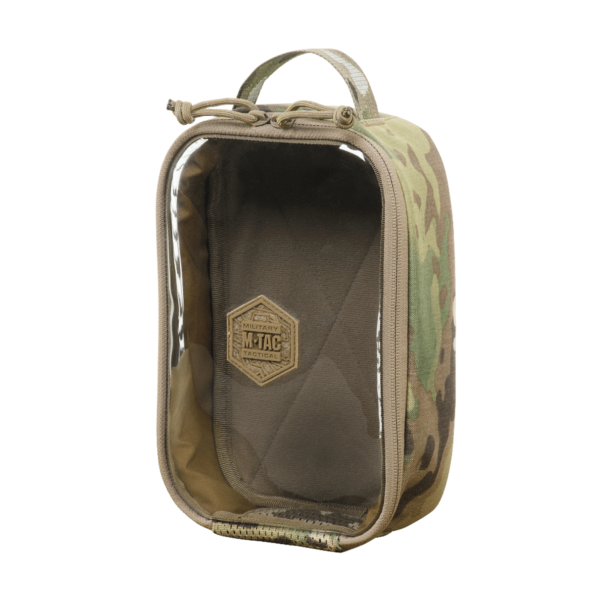 M-Tac Utility Organizer Transparent Elite Small Gen. II kamuflaasissa läpinäkyvällä etupaneelilla, kestävä materiaali ja NIJ-sertifiointi, galleria, sijainti 1