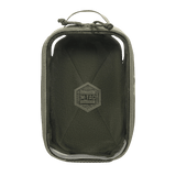 M-Tac Utility Organizer Transparent Elite Small Gen. II oliivinvihreänä selkeällä etupaneelilla, kestävä materiaali ja NIJ-sertifiointi, galleria, sijainti 1