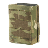 M-Tac lippatasku kuminauhalla (10 cm) Laser Cut maastokuvio, Kydex-insertti, MOLLE-yhteensopiva, galleria-asento 1.