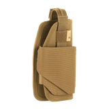 M-Tac Universal Taktisk Hylster Elite Højre, laminoitu Cordura 500D, säädettävä hihna ja MOLLE-liitäntä.