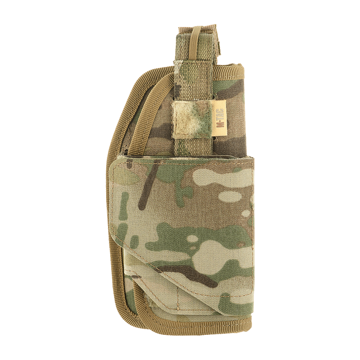 M-Tac Universal Taktisk Hylster Elite Højre, laminoitu Cordura 500D, MOLLE-liitäntä, säädettävä istuvuus useimmille pistooleille.