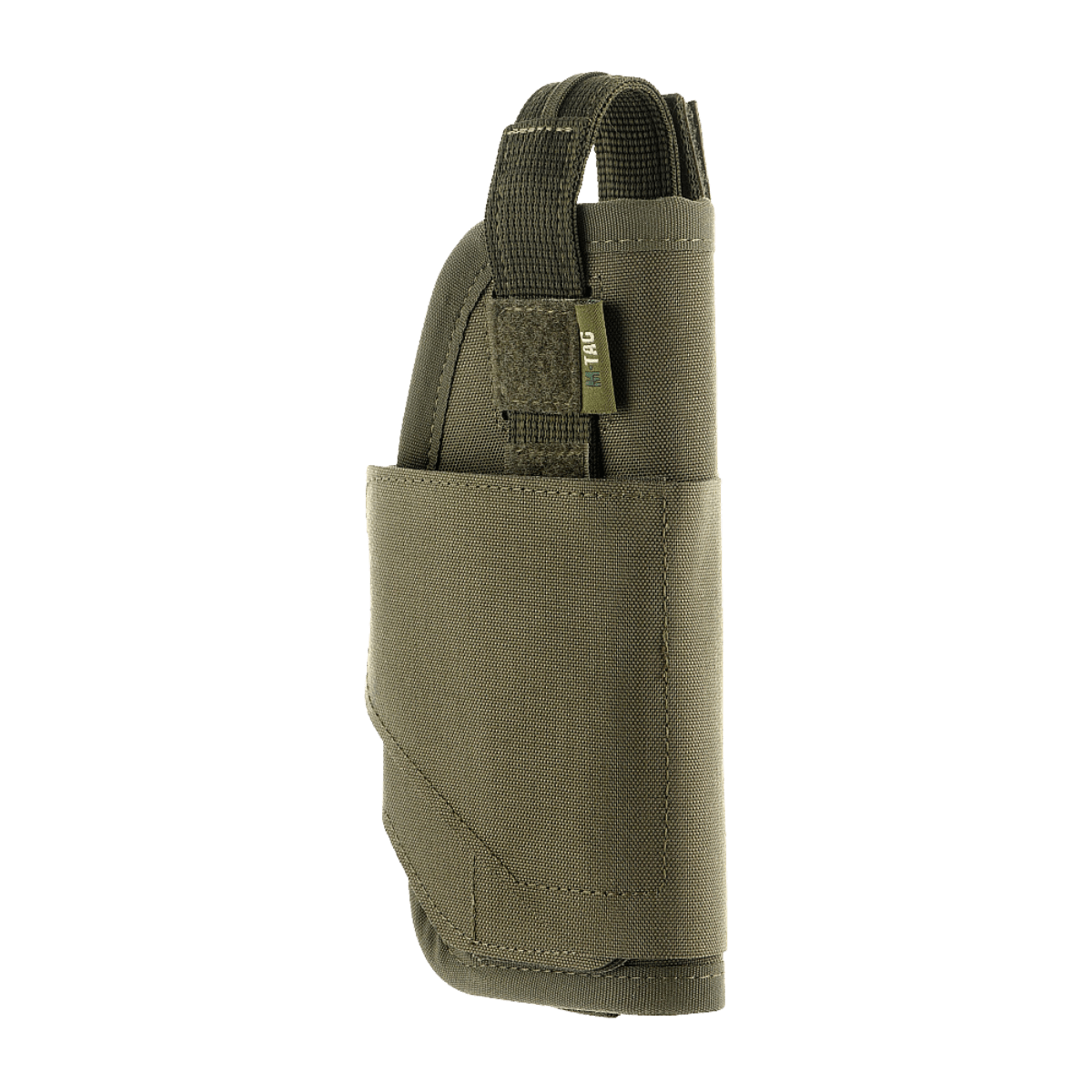 M-Tac Universal Taktisk Hylster Elite Højre, laminoitu Cordura 500D, säädettävä hihna ja MOLLE-liitäntä vyökiinnitystä varten.