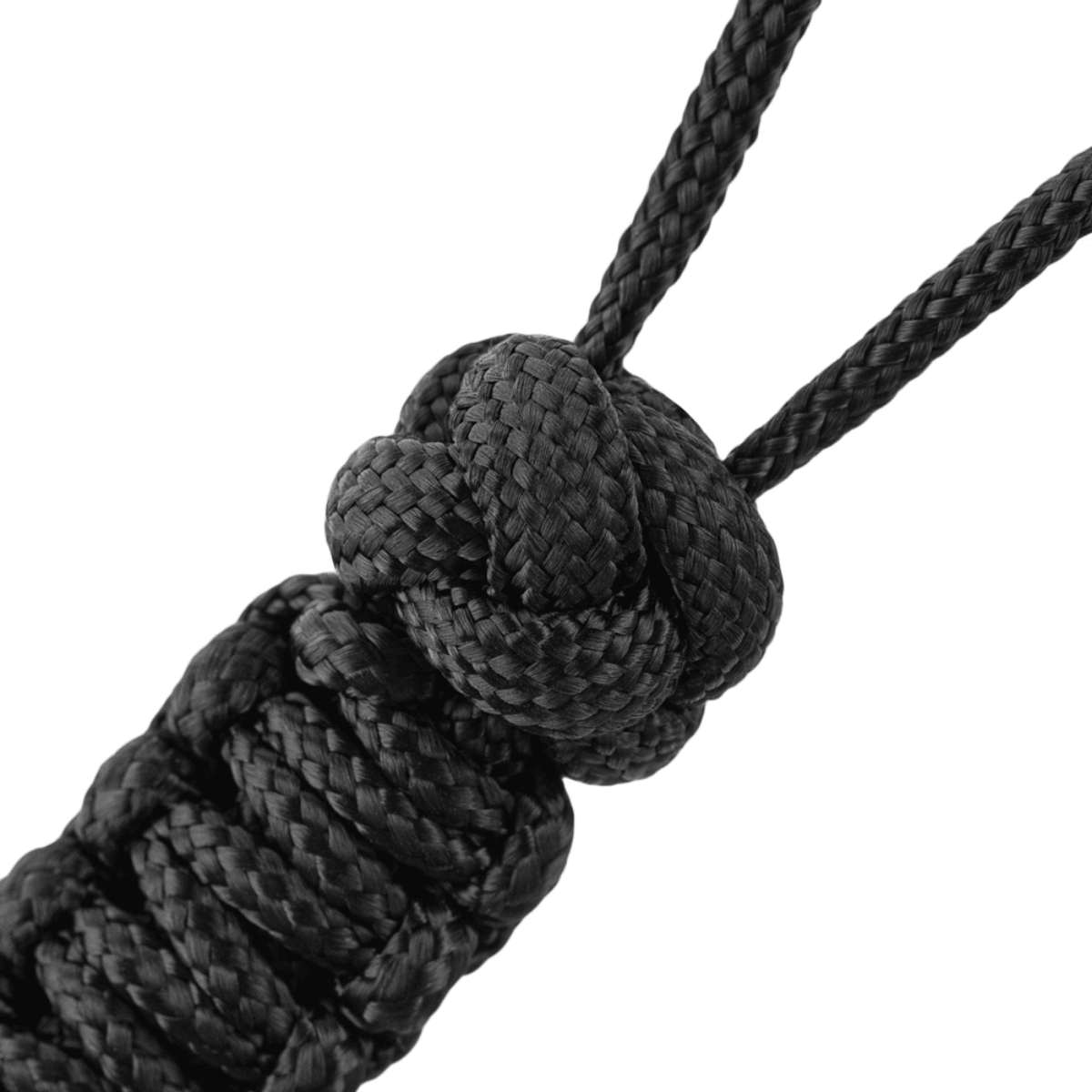 M-Tac Lanyard Skandinavisk Small Triquetra punotulla paracordilla pohjoismaisessa designissa ja koristehelmellä, jossa Triquetra-symboli.