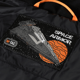 M-Tac Space Armor -takki Gen.II, jossa kangaskankaassa on avaruusaluksen embleemi.