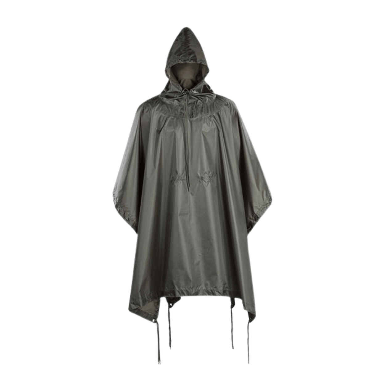 M-Tac poncho vedenpitävästä materiaalista hupulla ulkokäyttöön.