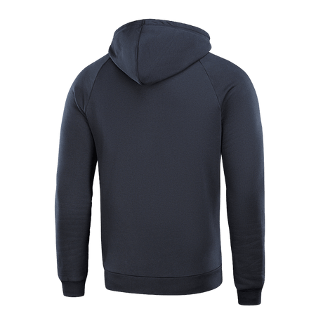 M-Tac Cotton Raglan -huppari mustana takaa, raglanhihat ja väljä istuvuus mukavuuteen ja liikkumisvapauteen.