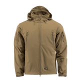 M-Tac Soft Shell Jakke med Liner beige, irrotettava fleecenvuori, tuulenpitävä ja säältä suojaava muotoilu.