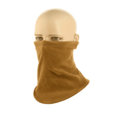 M-Tac Anatominen Tube Scarf Polartec-nyörillä, beige fleece mallinukella, kasvojen ja kaulan suoja tuulelta.