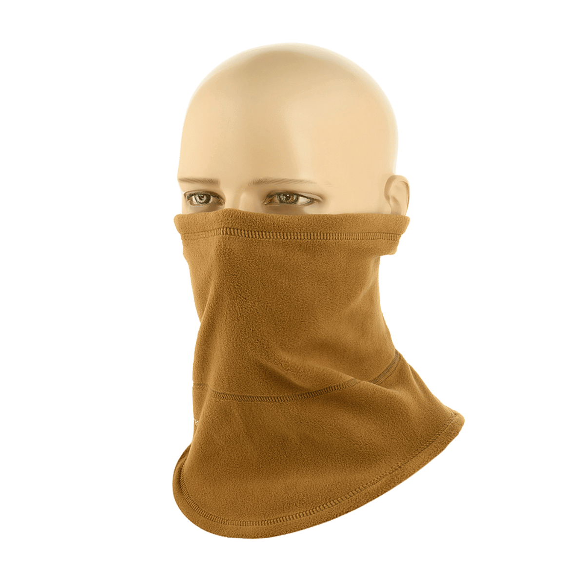 M-Tac Anatominen Tube Scarf Polartec-nyörillä, beige fleece mallinukella, kasvojen ja kaulan suoja tuulelta.