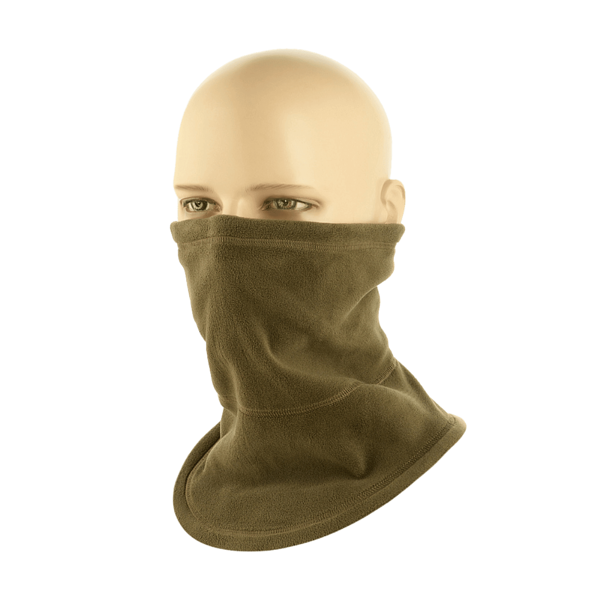 M-Tac Anatominen Tube Scarf Polartec-nyörillä mallinukella, esittelee toiminnallisen muotoilun ja lämmöneristysominaisuudet.