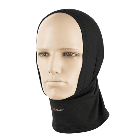 M-Tac Tube Scarf Polartec Power Grid, musta kauluri kasvojen ja kaulan suojaksi tuulelta ja kylmältä.
