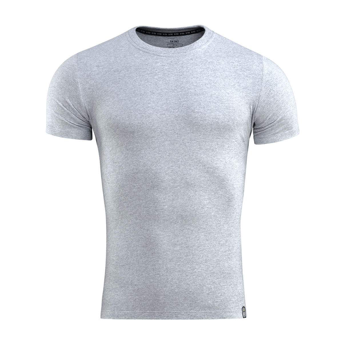 M-Tac T-Shirt 93/7 Summer vaaleanharmaana, kevyt ja mukava, sopii kesäkäyttöön, hengittävä ja joustava materiaali.