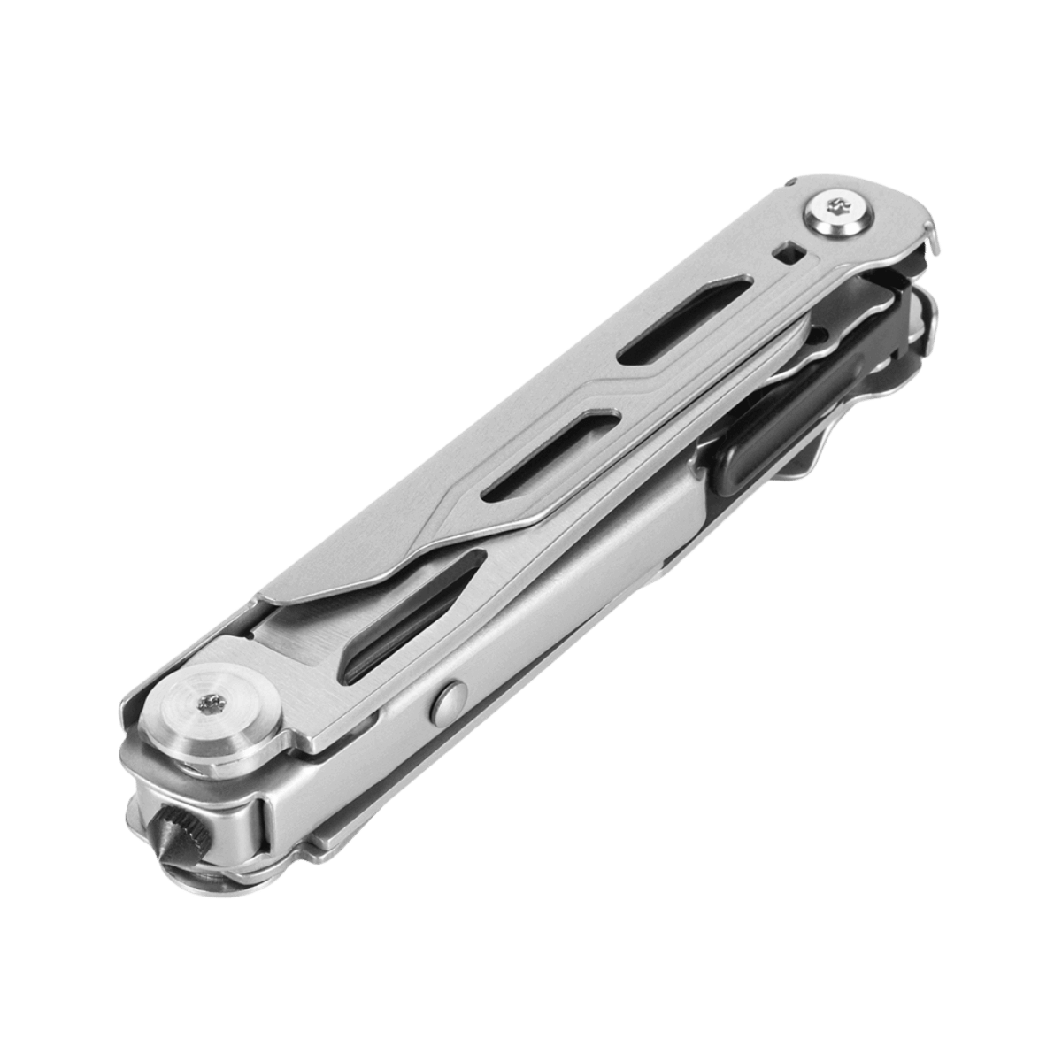 M-Tac Type 3 Foldekniv (5-i-1) Rustfrit Stål kompaktilla muotoilulla ja viidellä käytännöllisellä työkalulla, sopii EDC‑settiin ja päivittäiseen käyttöön.