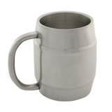 M-Tac termomuki Camping-oluelle – ruostumaton teräs, kaksoisseinämäinen eristys ja kromipinta, 450 ml, sopii ulkokäyttöön.