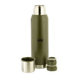 M-Tac Termospullo Type 2 - 1.3L ruostumatonta terästä, ruuvikorkilla ja tyhjiösulatulla kannella, retkeilyyn ja ulkokäyttöön 1 2