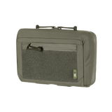 M-Tac Admin Pouch Large Elite Gen.II valmistettu Cordura 500D:stä; harmaa, vetoketjulla ja Velcro-paneelilla patcheille.
