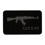 M-Tac AKM 7,62x39 Laser Cut Patch, Velcro-kiinnitys, kestävä Cordura 500D, taktinen käyttö sotilaallisissa ja ulkoilma-aktiviteeteissa.