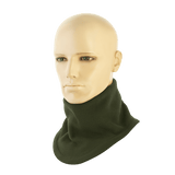 M-Tac Anatomisk Snood Justerbar Elite Fleece (320 g/m²) vihreänä mannekiinilla, täydellinen kylmään säähän ja monikäyttöön.