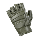 M-Tac Fingerløse Handsker Assault Tactical Mk.1 nahkaa, nyrkkatyynyillä ja säädettävällä velcrolla aseenkäsittelyyn