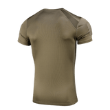 M-Tac Athletic Tactical Gen.II T-shirt – toiminnallinen ruskea t-paita nähtynä takaa, ihanteellinen treeniin ja ulkoiluun.