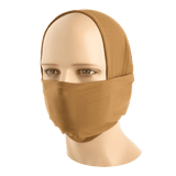 M-Tac Bomuld Tube Scarf käytetty balaclavana, ruskea väri.