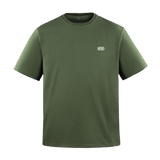 M-Tac Cotton HARD T-paita oversize-leikkauksella, 100% puuvillaa, vihreä, heijastava logo rinnassa, sopii päivittäiseen mukavuuteen ja liikkumiseen.
