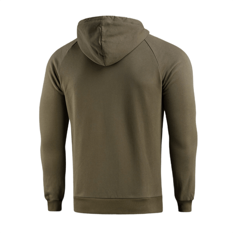 M-Tac Cotton Raglan Hard Hoodie 100% puuvillaa tyylikkäällä selkäkuvioinnilla ja hupulla, sopii syksyyn ja talveen.