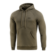M-Tac Cotton Raglan Hard Hoodie oliivinvärisenä, 100% puuvillaa, fleece-vuori, raglanhihat, kengurutasku, sopii syksyyn ja talveen.