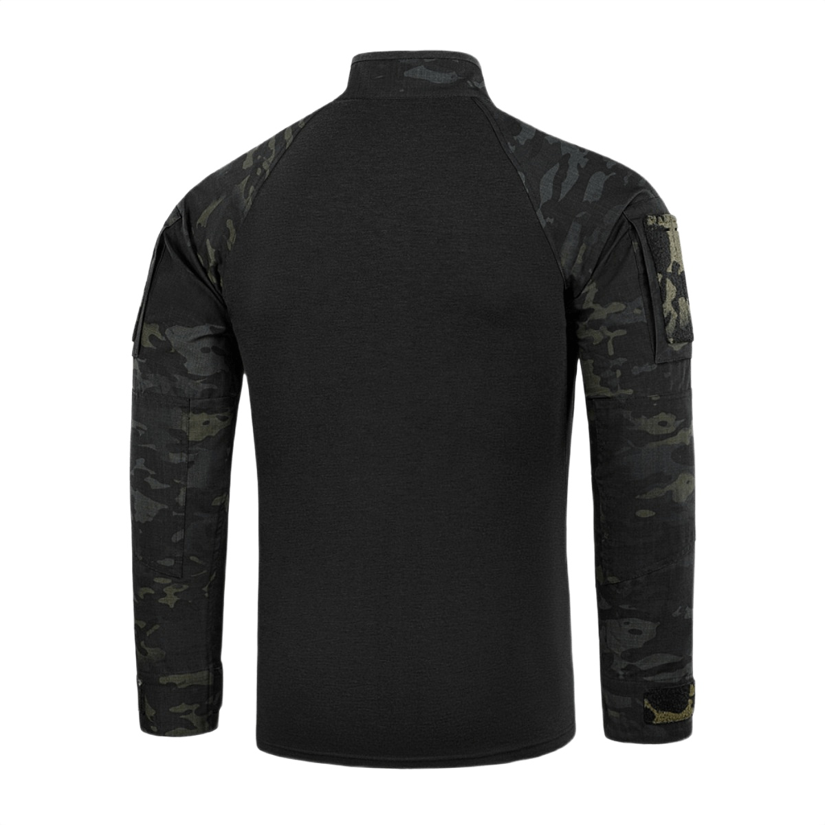 M-Tac Combat Shirt Gen.II Pro NYCO Extreme Black Multicam® -kuosissa, kestävät ja palosuojatut materiaalit, sopii taktisiin ympäristöihin.