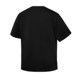 M-Tac Cotton HARD T-paita mustana, oversize-istuvuus, 100% puuvilla, takakuva.