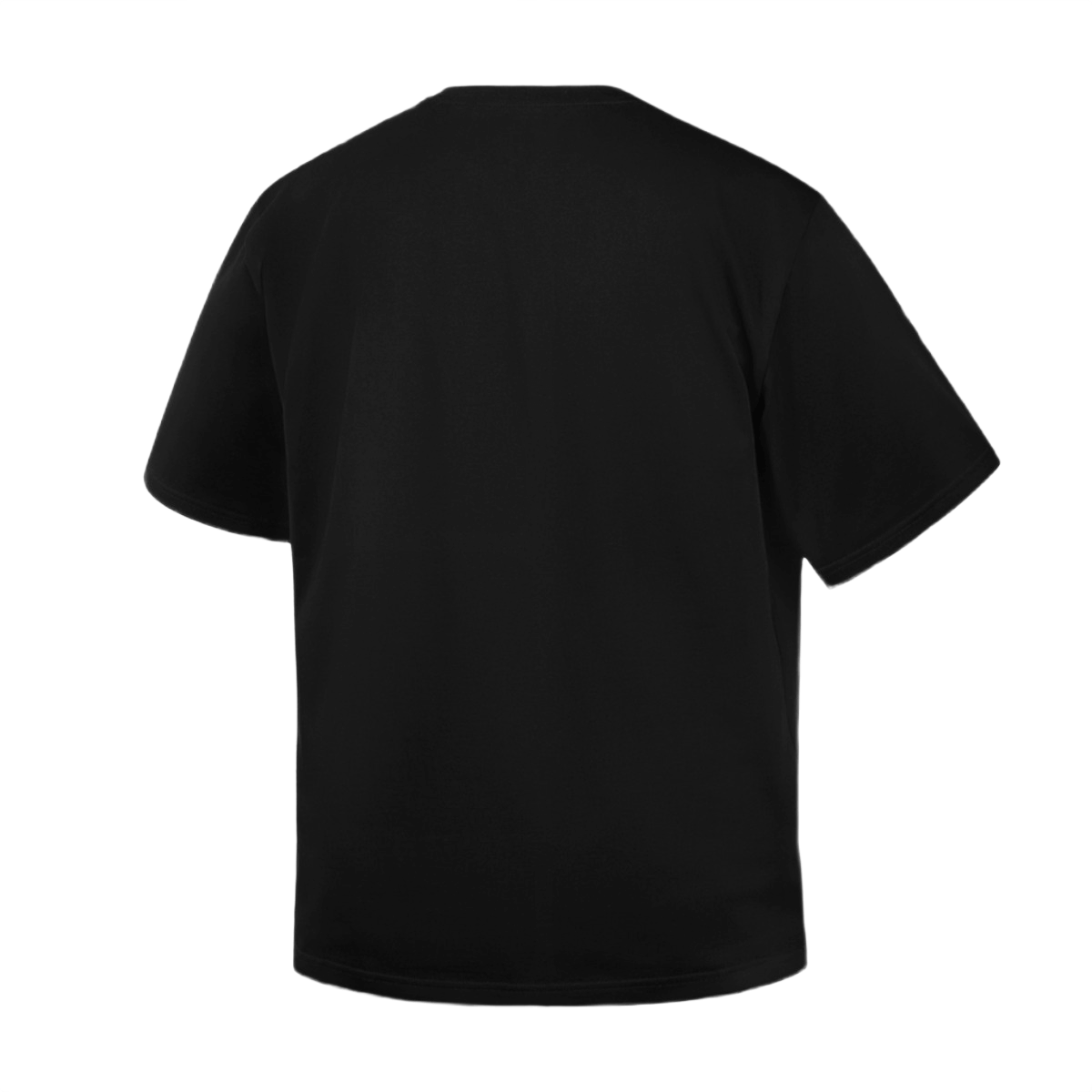 M-Tac Cotton HARD T-paita mustana, oversize-istuvuus, 100% puuvilla, takakuva.