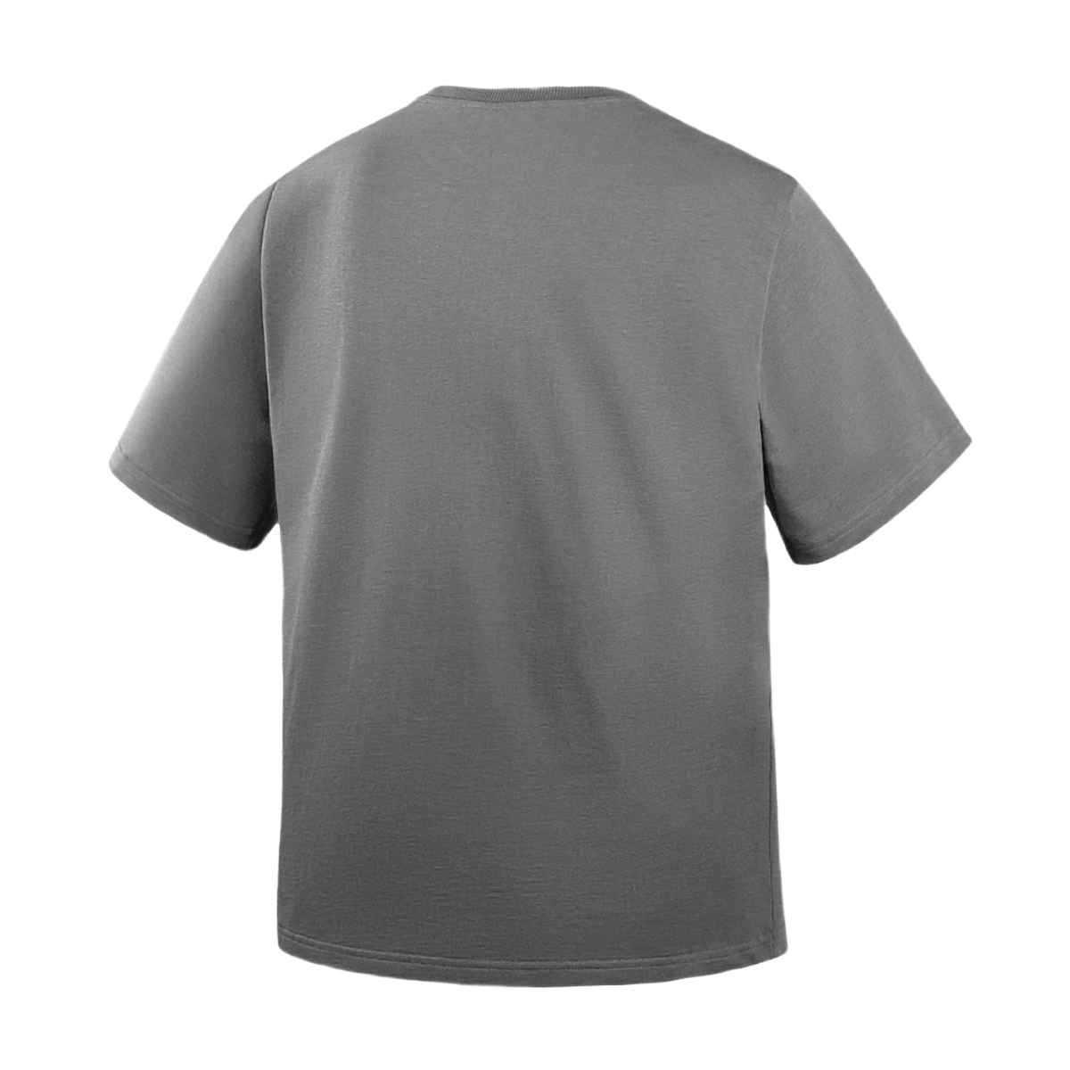 M-Tac Cotton HARD T-paita harmaana, takakuva, oversize-leikkaus 100% puuvillasta, heijastava logo ja litteät saumat.