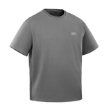 M-Tac Cotton HARD T-paita harmaana, oversize-istuvuus, litteät saumat ja heijastava logo. Mukava ja kestävä, 100% puuvilla.